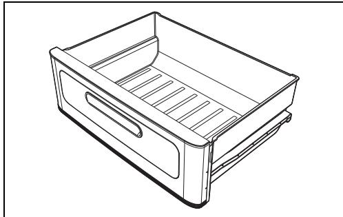 SMEG FAB3S2RCR5 - Tiroir pour fruits et légumes - 1