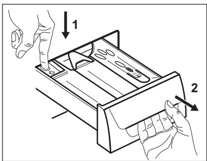 ELECTROLUX WE170P - Nettoyage du distributeur de produit de lavage - 1