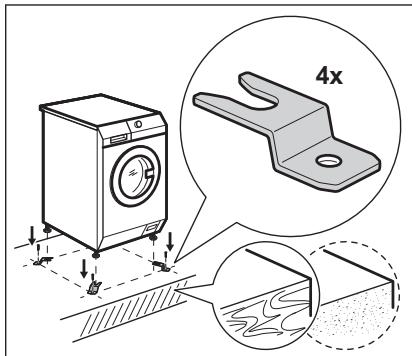 ELECTROLUX WE170P - Kit de fixation - 1