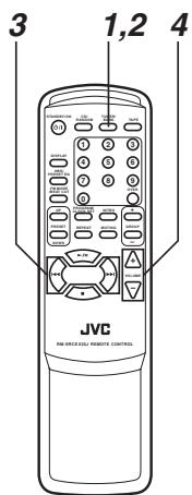 JVC RC-EX 30 GRIS - Réglage d'une station - 2