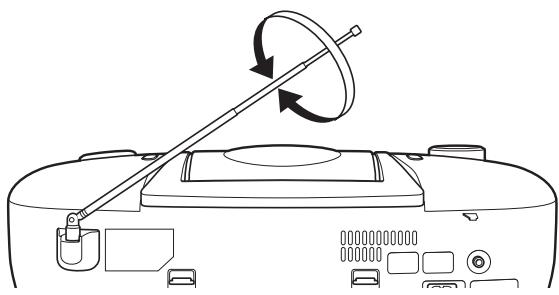JVC RC-EX 30 GRIS - Utilisation des antennes - 1