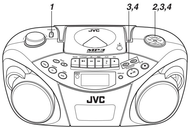 JVC RC-EX 30 GRIS - Remarques : - 1