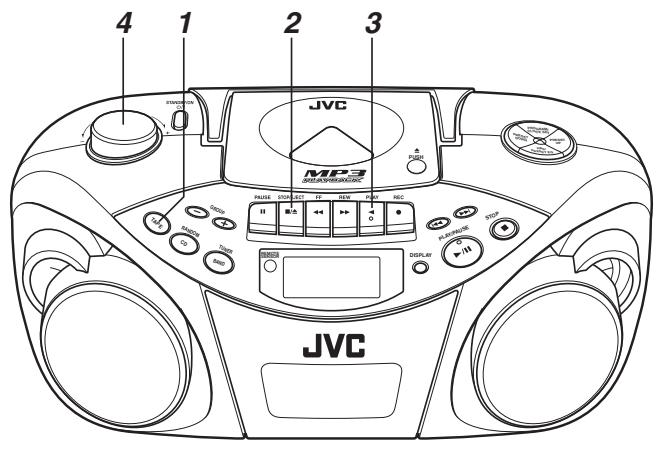 JVC RC-EX 30 GRIS - Fonctionnement de base - 1