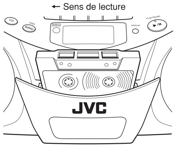 JVC RC-EX 30 GRIS - Insertion d'une cassette - 1