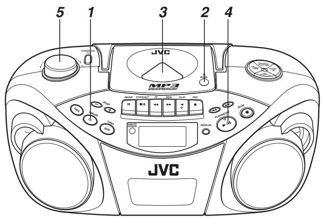 JVC RC-EX 30 GRIS - Fonctionnement de base - 1