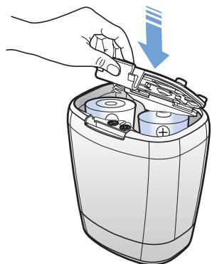 SAMSUNG SR20H9051U - Insertion des piles - 3