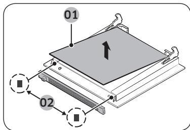 SAMSUNG V7013571RS/EF - Retrait des vitres de la porte - 2
