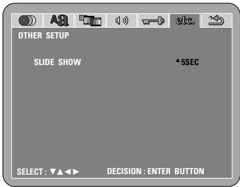 DENON DM51DVSC - Lorsque "SLIDE SHOW" a été sélectionné - 1