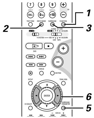 DENON DM51DVSC - [1] Reproduction de sons d'ambiance DTS et dolby digital (avec des entrées numériques seulement) - 2