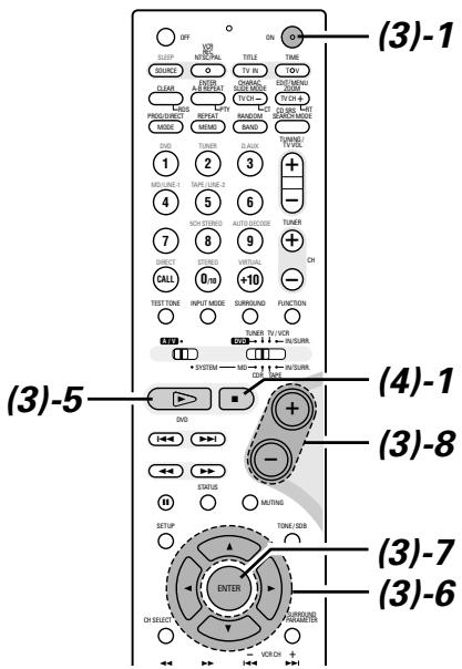 DENON DM51DVSC - Cet appareil comporte les préréglages suivants: - 3