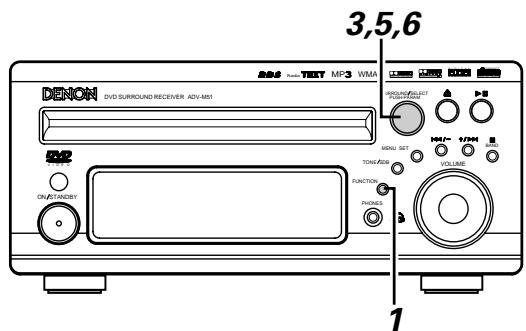 DENON DM51DVSC - [1] Reproduction de sons d'ambiance DTS et dolby digital (avec des entrées numériques seulement) - 1