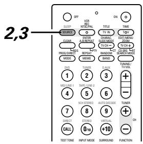 DENON DM51DVSC - Réglage de la minuterie de sommeil (télécommande uniquement) - 2