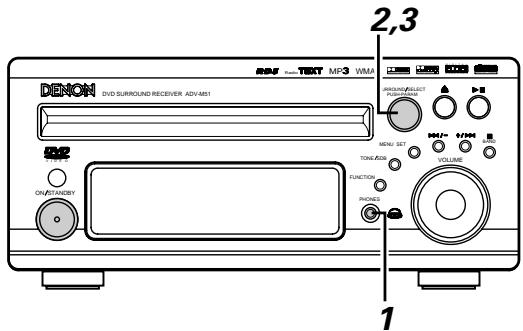 DENON DM51DVSC - Lecture à l'aide du mode dolby headphone - 1