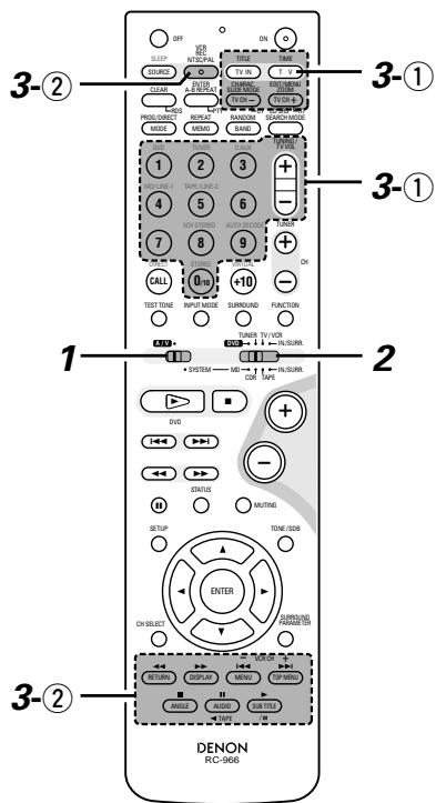DENON DM51DVSC - Remarques: - 1