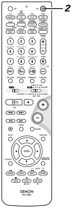 DENON DM51DVSC - Avant le fonctionnement - 2