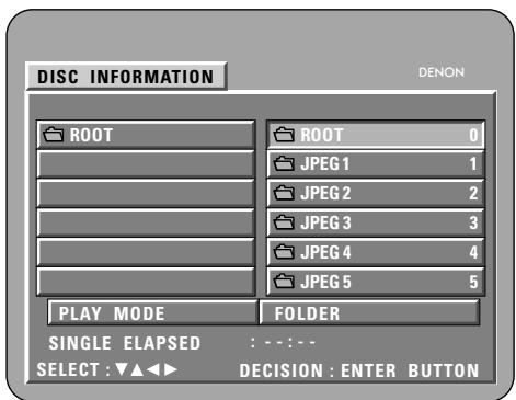 DENON DM51DVSC - Charger le cd-r/rw sur lequel les images fixes ont été gravées dans le adv-m51. - 1