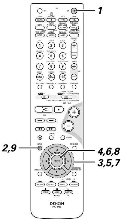 DENON DM51DVSC - Procedure d'installation rapide - 2