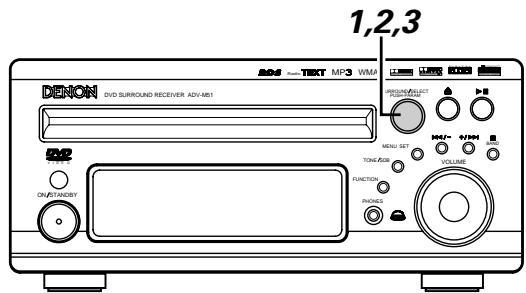 DENON DM51DVSC - [Régler du mode 2 canaux] - 1