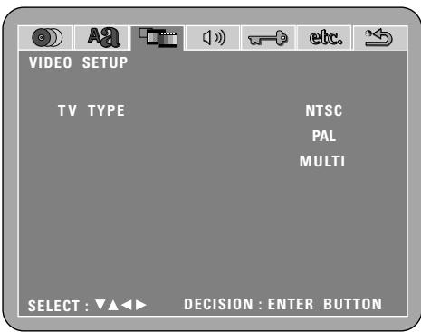 DENON DM51DVSC - Pour terminer le réglage "BLACK LEVEL - 5