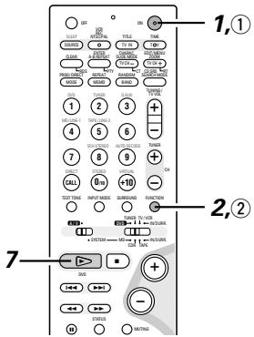 DENON DM51DVSC - Sélection de la fonction automatique - 5