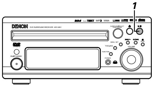 DENON DM51DVSC - Sélection de la fonction automatique - 1