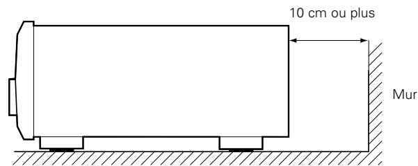 DENON DM51DVSC - Precautions d'installation - 2