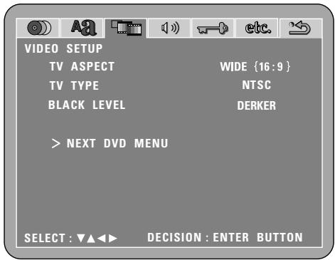 DENON DM51DVSC - Pour terminer le réglage "WALL PAPER - 5