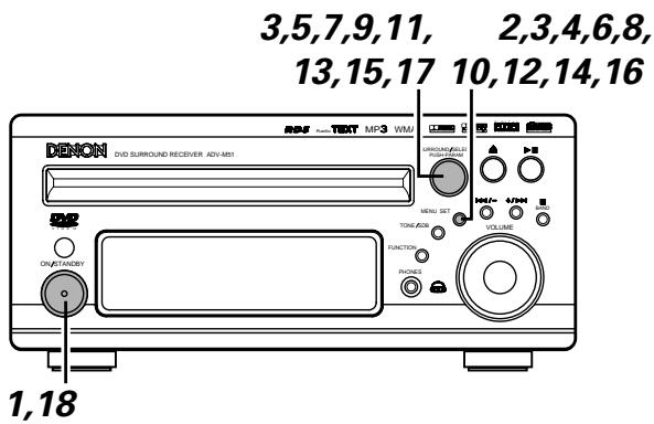 DENON DM51DVSC - Réglage des minuteurs quotidien et occasionnel - 1