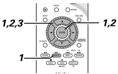 DENON DM51DVSC - Ajustement de la qualité de l'image - 2