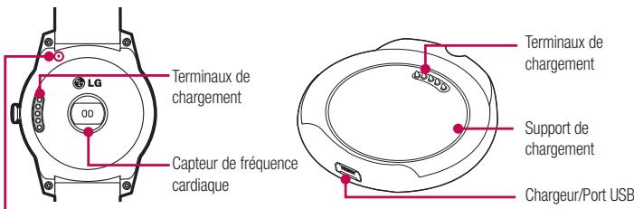 LG 6 WATCH R NOIRE - Bouton Marche/Arrêt - 1