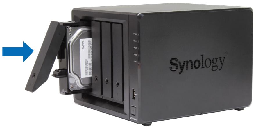 SYNOLOGY DS418play - Installation des disques - 4