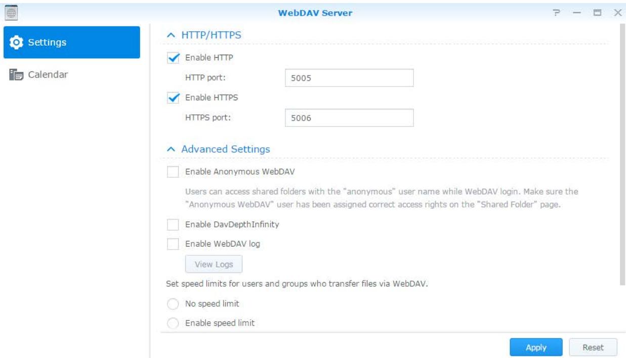 SYNOLOGY DS418play - Accéder aux fichiers via webdav - 1