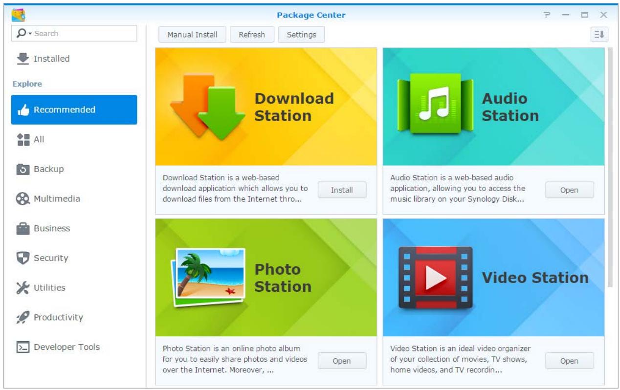 SYNOLOGY DS418play - Quelle est l'offre du centre de paquets - 1