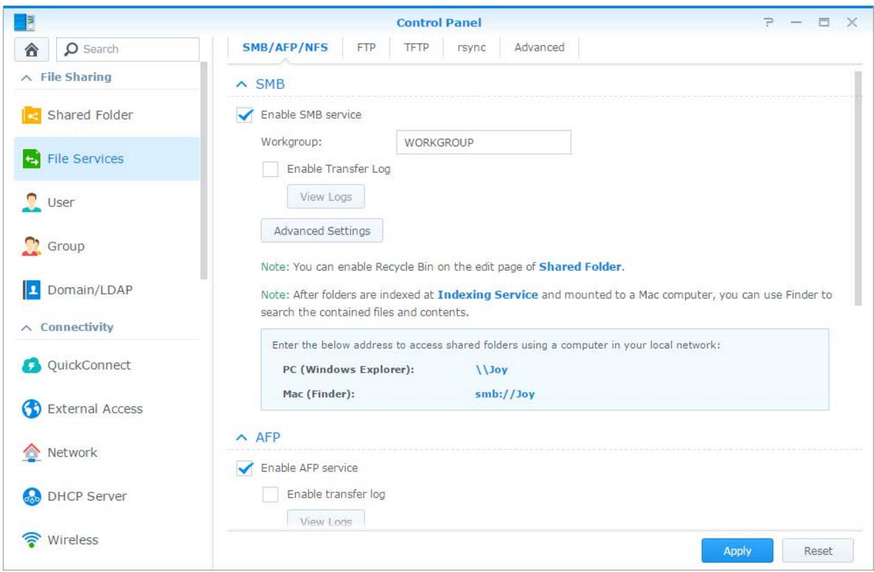 SYNOLOGY DS418play - Le synology NAS prend en charge les protocoles de partage de fichiers suivants : - 1
