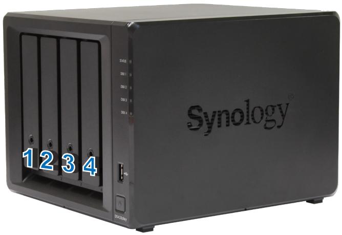 SYNOLOGY DS418play - Installation des disques - 5