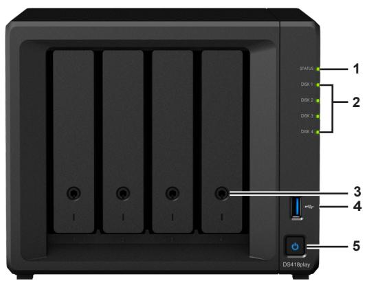 SYNOLOGY DS418play - Aperçu de synology diskstation - 1