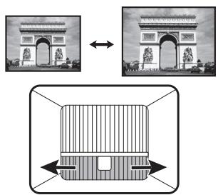 BENQ TH585 - Réglage fin de la taille et de la netteté de l'image - 1