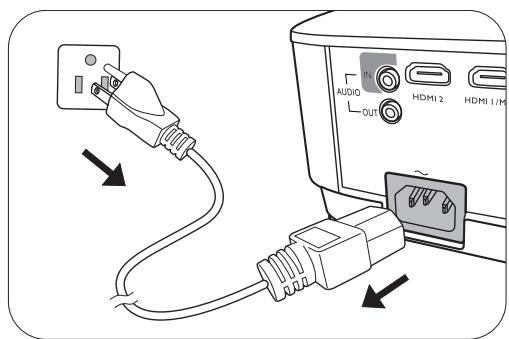 BENQ TH585 - Arrêt du projecteur - 1