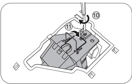 BENQ TH585 - Remplacement de la lampe (pour un technicien qualifié uniquement) - 10