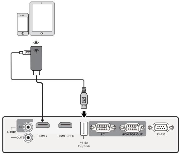 BENQ TH585 - Connexion des appareils intelligents - 1