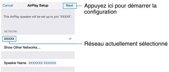 PNI RXA3050 TITANE - Vérifiez le réseau actuellement sélectionné et appuyez sur "suivant". - 1