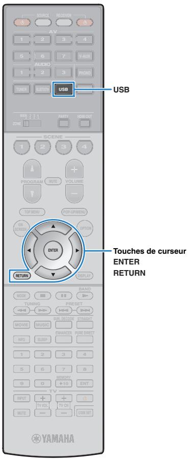 PNI RXA3050 TITANE - Raccordez le dispositif de stockage USB à la prise USB. - 5