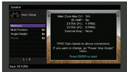 PNI RXA3050 TITANE - Optimisation automatique des réglages d'enceintes (YPAO) - 8