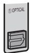 PNI RXA3050 TITANE - Prises optical - 1