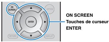 PNI RXA3050 TITANE - Configurez les réglages de l'unité. - 1