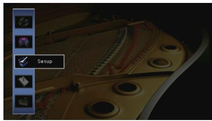 PNI RXA3050 TITANE - Sélection d'une langue dans le menu affiché à l'écran - 2