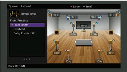 PNI RXA3050 TITANE - Hauteur avant/hauteur arrêté - 1