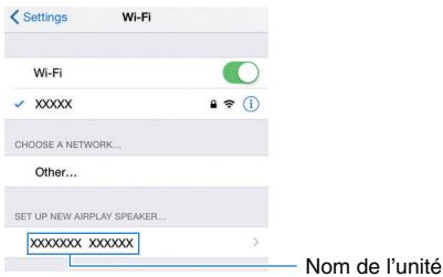 PNI RXA3050 TITANE - Partage du réglage de l'appareil ios via une connexion sans fil - 1