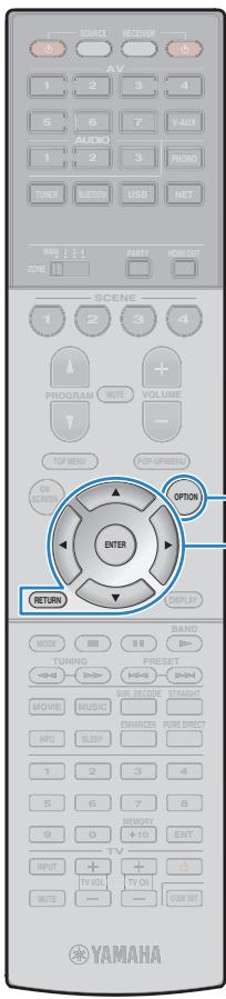 PNI RXA3050 TITANE - Menu d'opération - 2