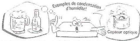 TOSHIBA SD-P100 DTSE - Remarque sur la condensation d'humidité - 1